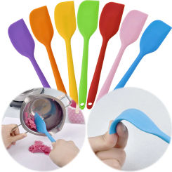Universal Handle Silicone Spoon Scraper Spatula Candle Making Supplies Scented Candle Making Tool Wax Melting Material Kit
