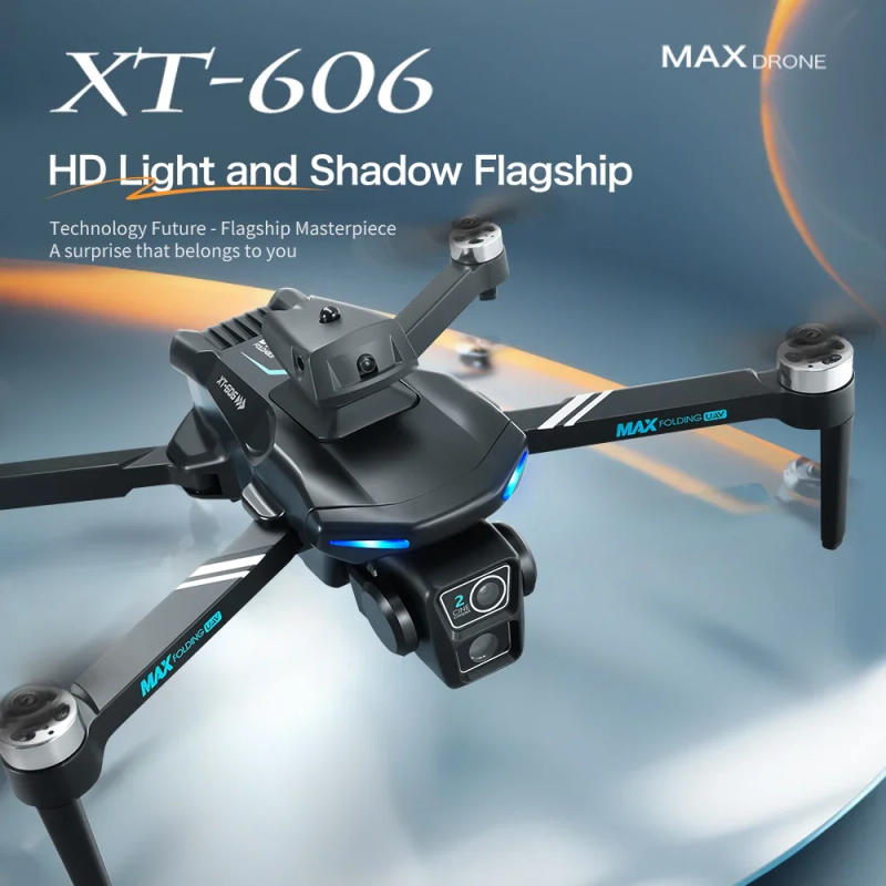 Description Picture 2 of itemNew XT606 Mini drone 8K WIFI HD camera FPV Foldable RC Profesional Aerial Photography quadcopter Toy Helicopter airplane Gifts