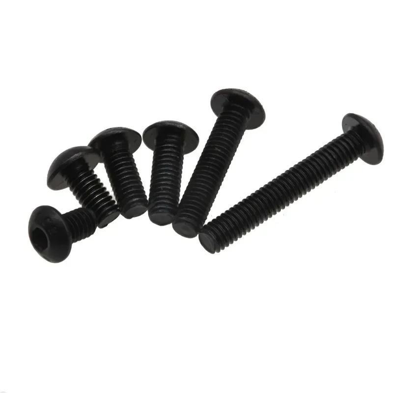 Description Picture 3 of itemZENHOSIT 170pcs  Hexagon Screw 304 Stainless Steel Black Round M4*6/8/10/12/20/25 For Machine Applications Kit with Plastic Box