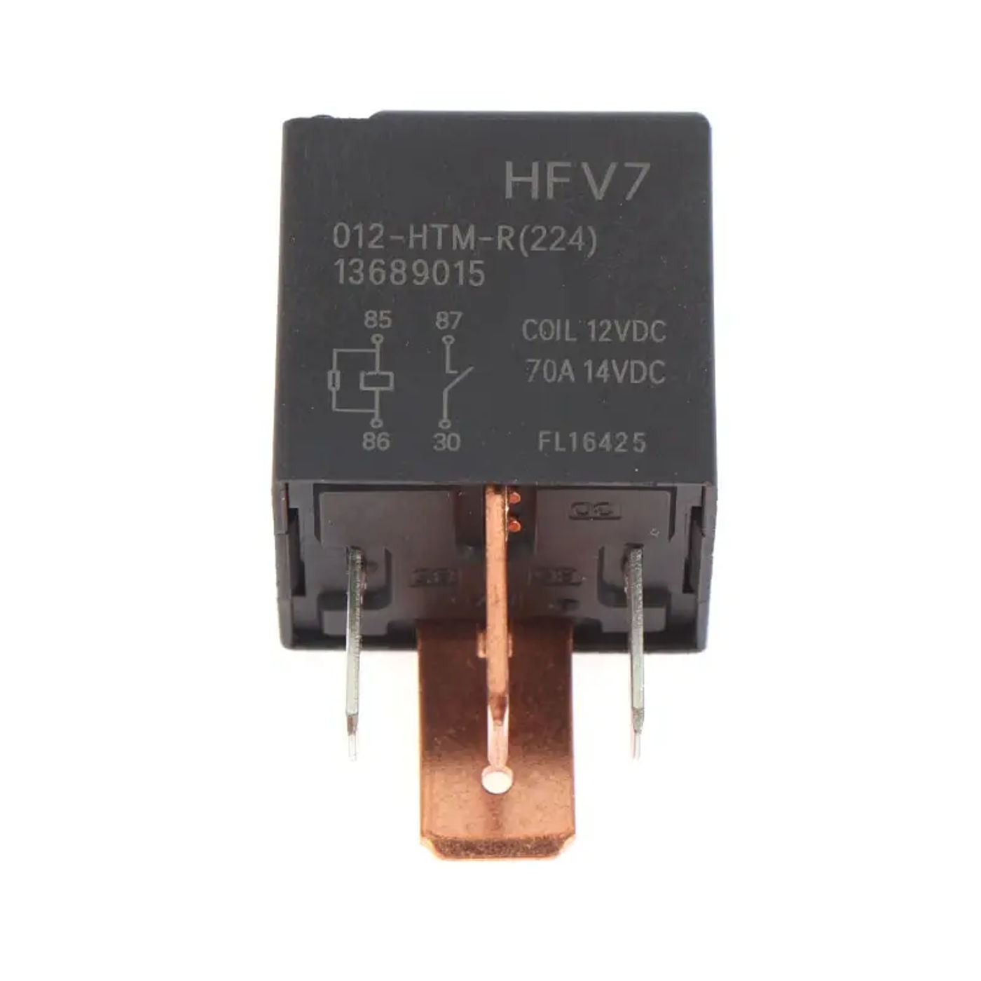 Description Picture 4 of item1 PC 12V Relay HFV7 012-HTM-R 70A 12VDC 4Pins Car Relay