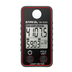 Color Temperature Tester Illuminance Meter 0.5-300000LUX LED Illumination Test Meter Photographic Luminance Measuring Device