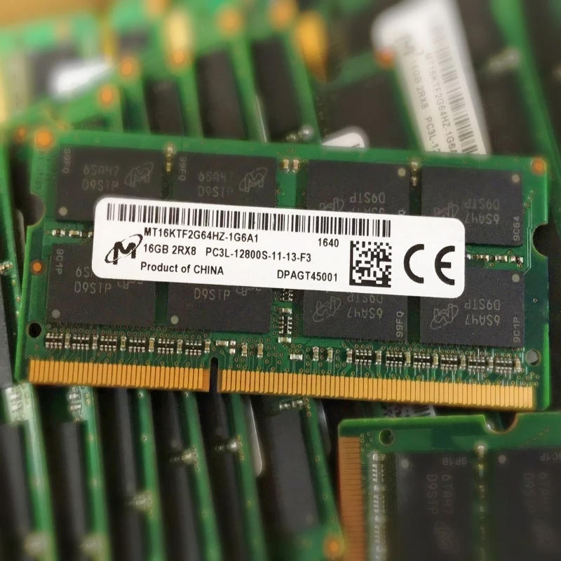 Description Picture 2 of itemMicron RAMS DDR3 16GB 1600MHz Laptop Memory DDR3 16GB 2RX8 PC3L-12800S-11-13 SODIMM 1.35V