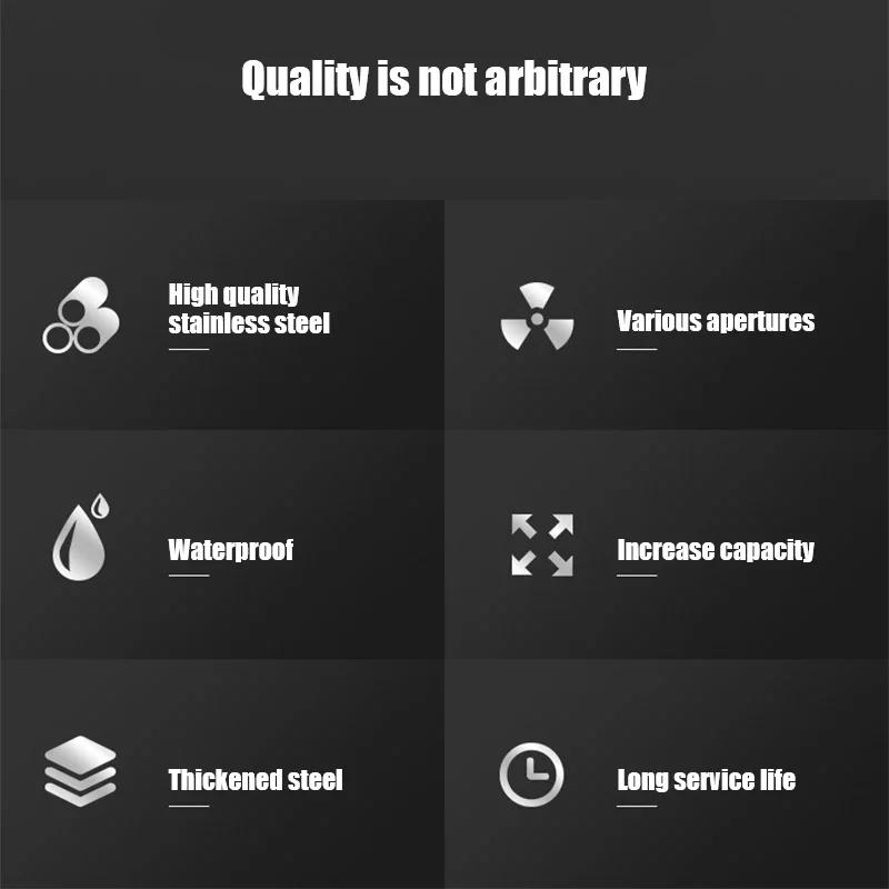 Description Picture 4 of itemStainless Steel Spice Jar Rotating Cover Barbecue Salt Sugar Bottle Shaker Pepper Seasoning Can Home Kitchen Seasoning Tools