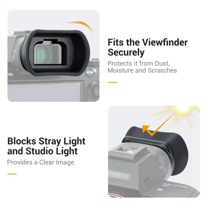 Description Picture 6 of itemFDA-EP18 Soft Silicon Camera Viewfinder Eyecup for Sony A9 II, A7, A7 II, A7 III, A7R, A7R II, A7R III, A7R IV, A7S, A7S Eye Cup