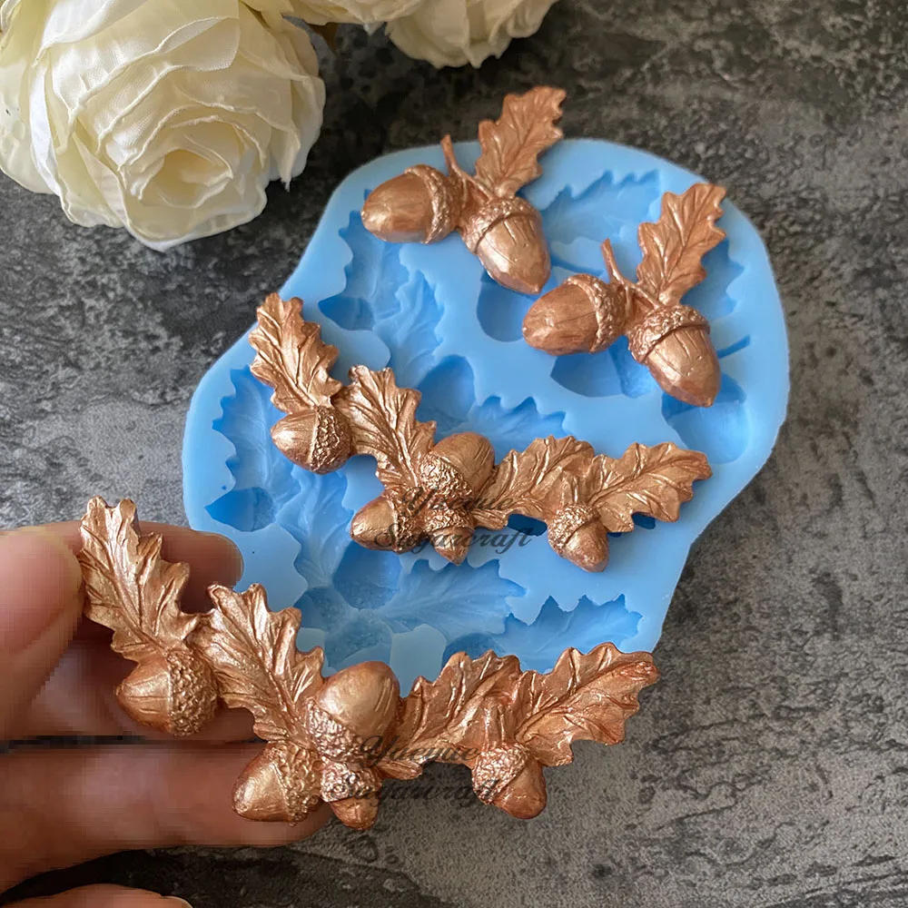 Description Picture 5 of itemNut Fruit silicone cake mold fondant molds cake decorating tools chocolate gumpaste mold  fondant tools soap mold Christmas
