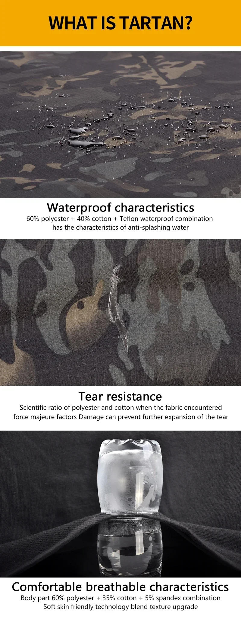 Description Picture 3 of itemCombat Softair Shirt Outdoor Tactical Shirts for Men Clothing Camouflage Long Sleeve Hiking Cotton Sport Climbing Clothes Hunt