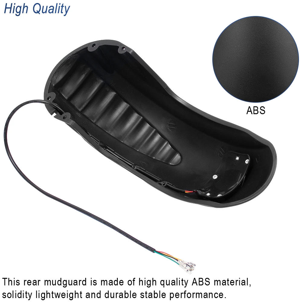 Description Picture 4 of itemRear Fender with Brake Light New Electric Scooter Mudguard for KUGOO M4/M4 PRO for 10 Inch Kickscooter Replacement Parts