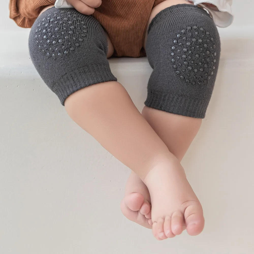 Description Picture 3 of item1 Pair Baby Knee Pad Kids Safety Crawling Elbow Cushion Infant Toddlers Baby Leg Warmer Knee Support Protector Baby Kneecap