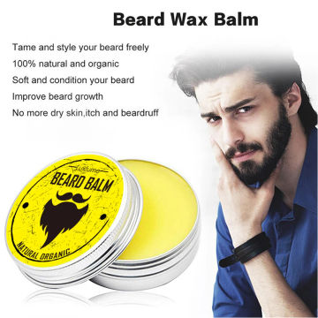 Promte Beard Growth And Organic Moustache Wax For Beard Smooth Styling Man Beard Balm Beard Conditioner Beard Care Hair Loss