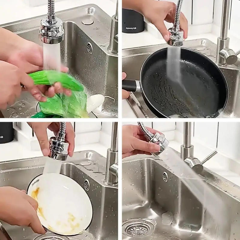 Description Picture 4 of item360° Rotate Kitchen Faucet Nozzle Splash Proof Household Washbasin Accessories Taps Filter Adapter Flexible Universal