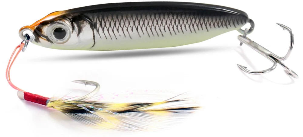 Description Picture 2 of itemMetal Fishing Lure 10g 15g 20g Shore Cast Hook Swimbait Spoon Jig Artificial Bait Laser Cover Pike Trout Pesca Spinning Tackle