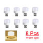 8Pcs-Warm light
