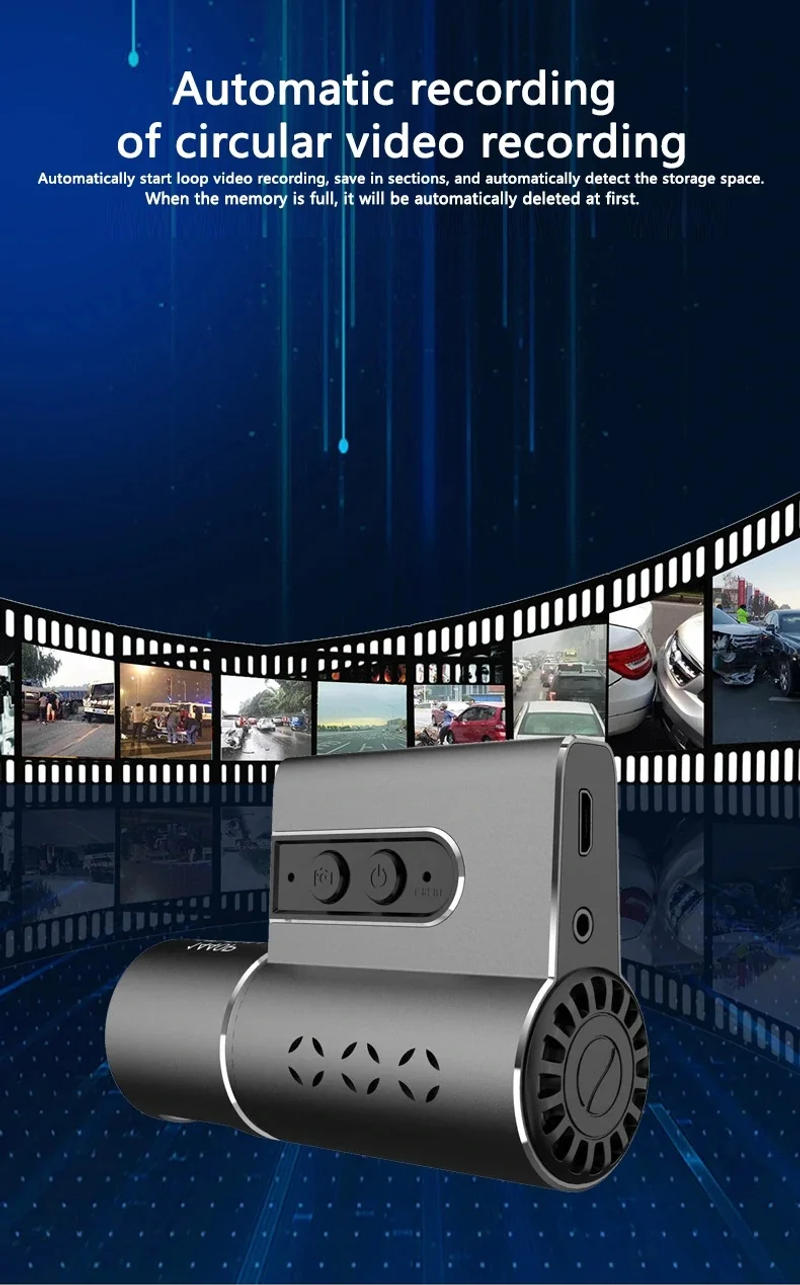 Description Picture 5 of itemX7 QHD 2560*1440P Car Dash Cam 6-Layer Glass Lens 140° Wide Angle, 30FPS G-Sensor/Collision Lock/WDR/Loop Recording