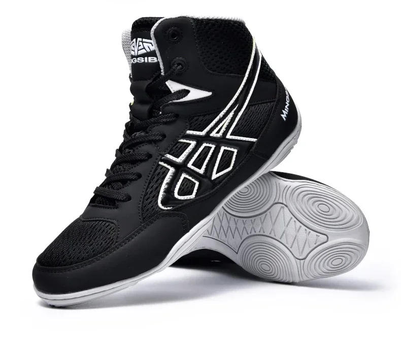 Description Picture 6 of itemGym Shoes Men Luxury Wrestling Sneakers Light Weight Boxing Footwears Mens Gym Shoes