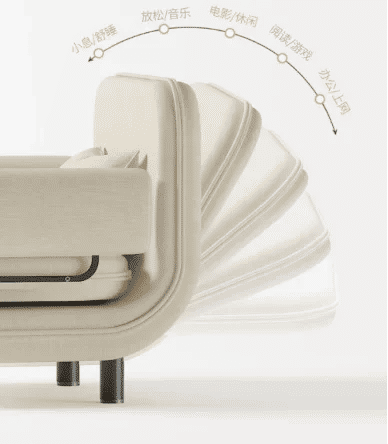 Description Picture 4 of itemFolding Sofa Bed Dual-use Fabric Sofa Living Room Small Apartment Rental Room Single and Double Lazy Sofa Nap Bed