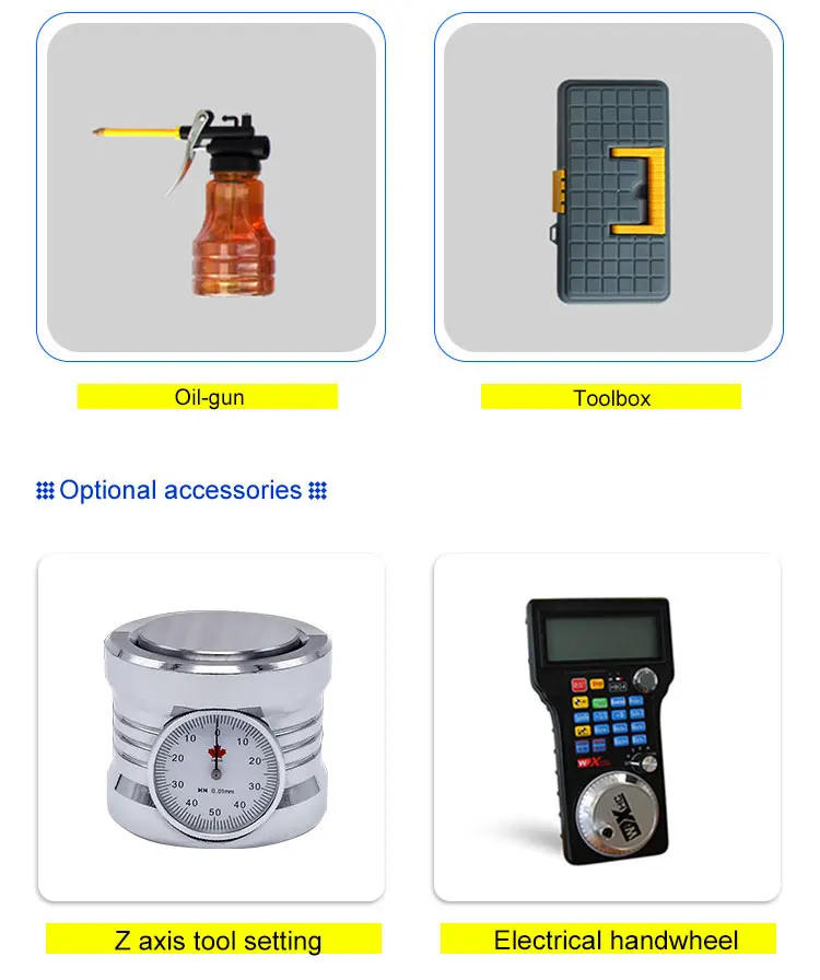 Description Picture 5 of itemmini cnc milling machine XK7113D 12000rpm high spindle speed  with After Chinese CNC Controller