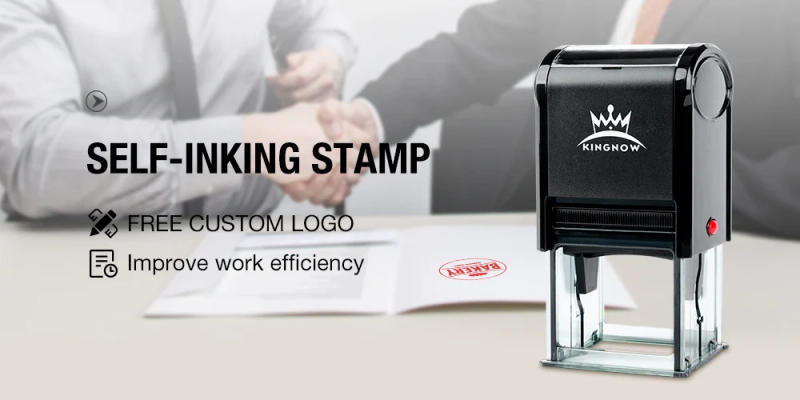 Description Picture 2 of itemCustom Self Inking Stamp Personalized Rubber Logo Clear Seal Stamp  Business Wedding Party Decoration For Invitation Stationery