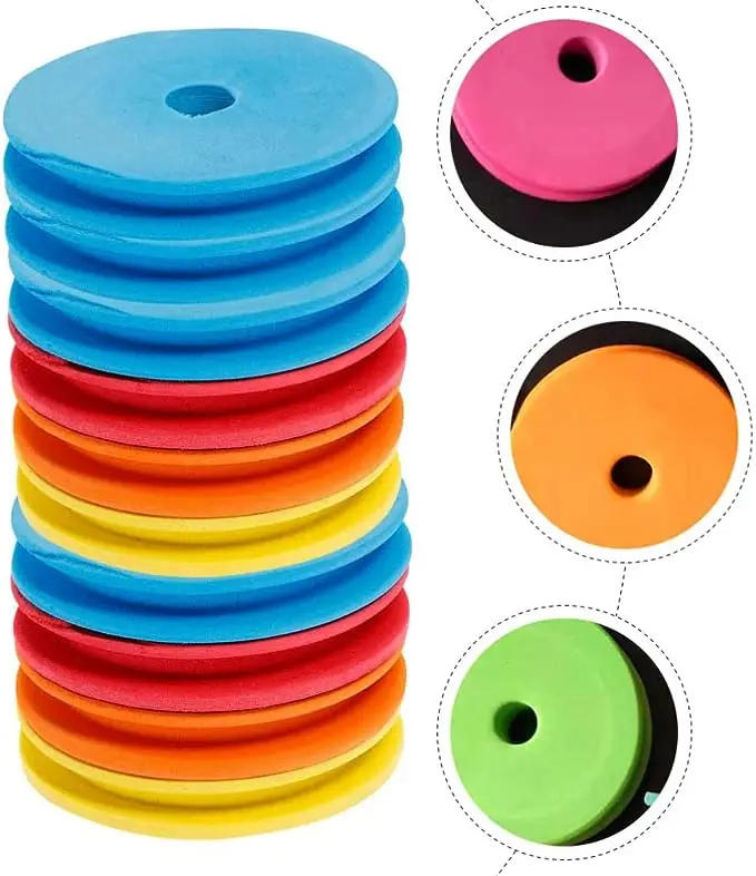 Description Picture 6 of item10/20/50pcs EVA Foam Spools Fishing Winding Board Fishing Hook Line Tackle Foam Spool Trace Wire Swivel Tackle Fish Line Tools