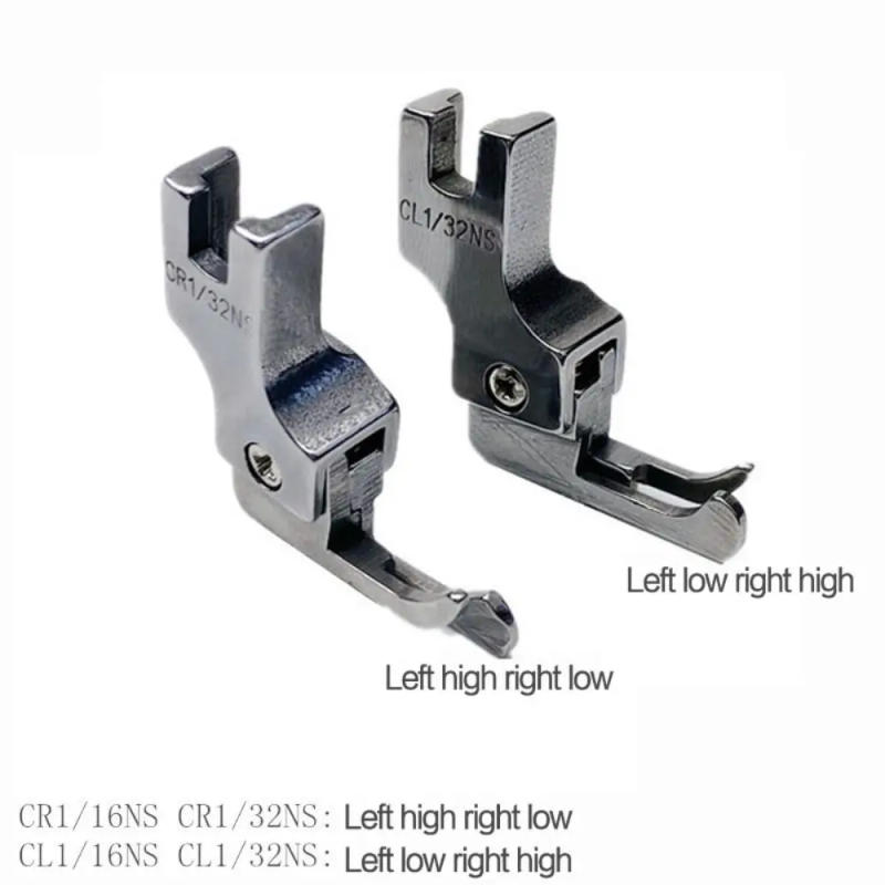 Description Picture 3 of itemNR-31S NL-31S Guide Presser Foot Lockstitch Zipper Presser Feet Steel Invisible Compensating Feet for Industrial Sewing Machine