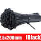 Black(2.5x200mm)