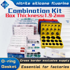 Boxcs1.9mm Boxcs2mm boxed nitrile silicone fluorine rubber repair kit sealing valve waterproof combination kit gasket o-ring