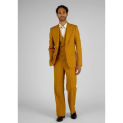 High Quality Yellow Men's Suit 3 Pieces Single Breasted Peak Lapel Set Daily Fashion Male（Blazer+Pants+Vest）