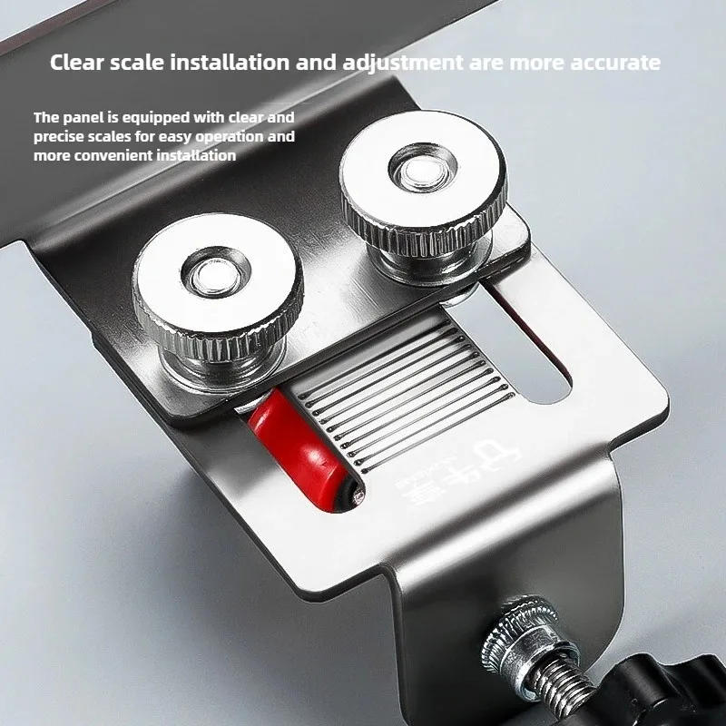 Description Picture 3 of item1-5PCS Cabinet Door Installation Tool Stainless Steel Frame Jig Household Portable Bracket for Cabinet Door Mounting