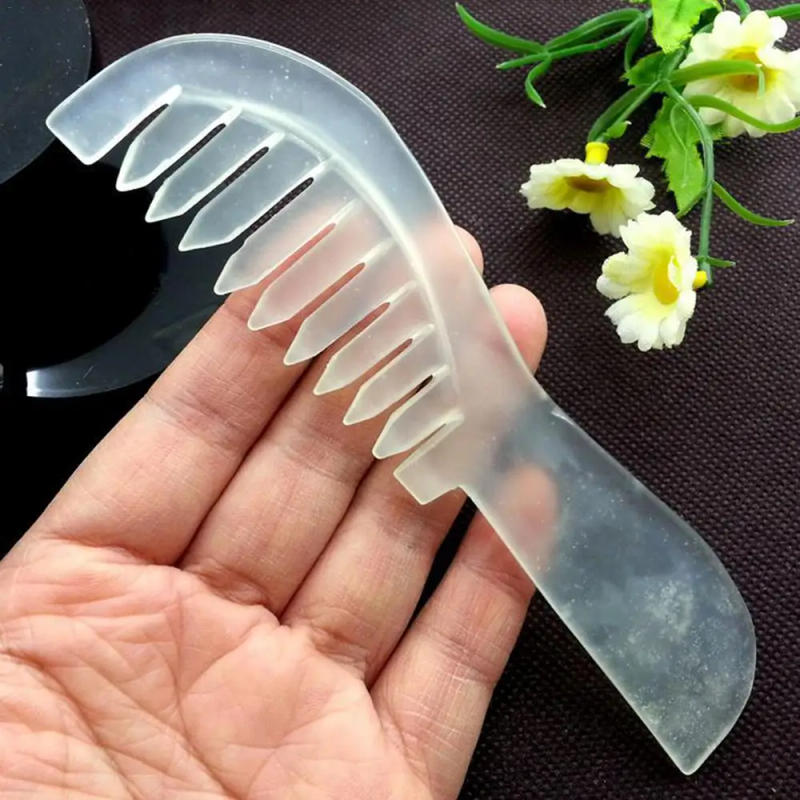 Description Picture 4 of itemJade Combs Natural Massage Comb Guasha Stone Scraping Hair Comb Scalp Care Massage Tool SPA For Relaxation