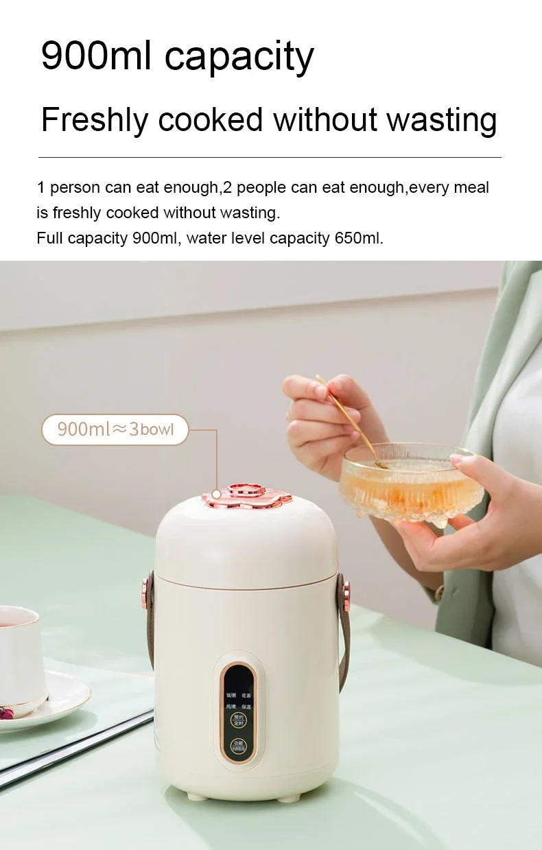 Description Picture 6 of item110V Electric Kettle Health Tea Water Boiler Stew Hot Pot Soup Porridge Slow Cooker Rice Cooking Heating Lunch Box Food Warmer