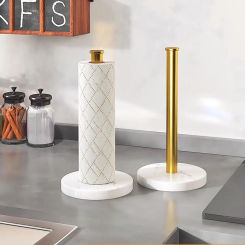 Nordic Marble Paper Towel Holder Kitchen Paper Roll Holder Vertical Napkin Holder Plastic Wrap Storages Things For the Home
