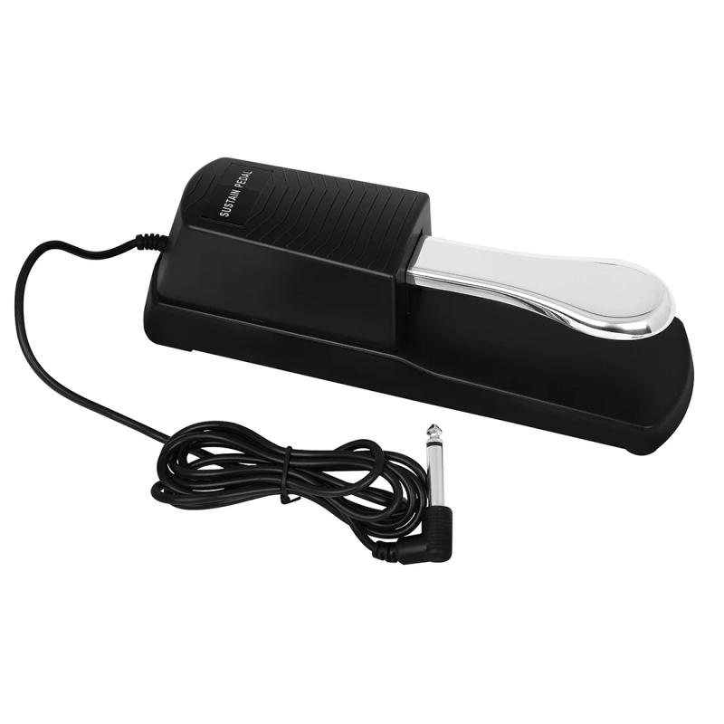 Description Picture 6 of itemUniversal Pianos Pedal Sustain Damper Pedal Piano Keyboard Compatible Yamaha Roland Electronic Organ MIDI Keyboards 6.35mm Plug