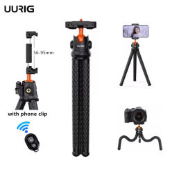 Camera Phone Tripod Stand Flexible Octopus Tripod with 360 Ball Head Phone Holder for iPhone Samsung Canon Nikon Sony Cameras