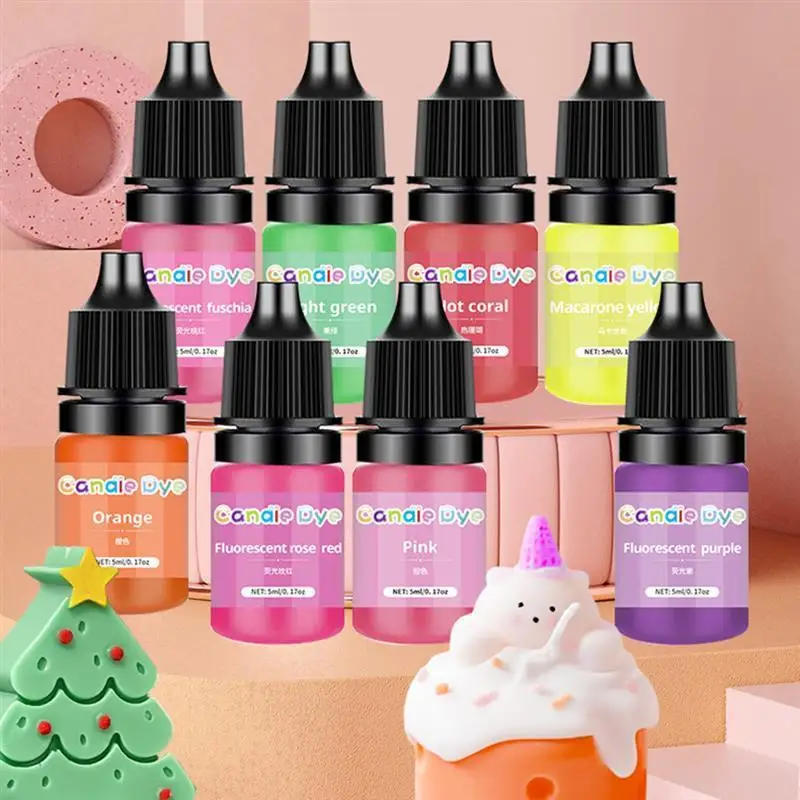 Description Picture 5 of item33Colors Candle Dyes Pigment Aromatherapy Liquid Colorant Pigment DIY Candle Mold Soap Coloring Handmade Crafts Resin Pigment