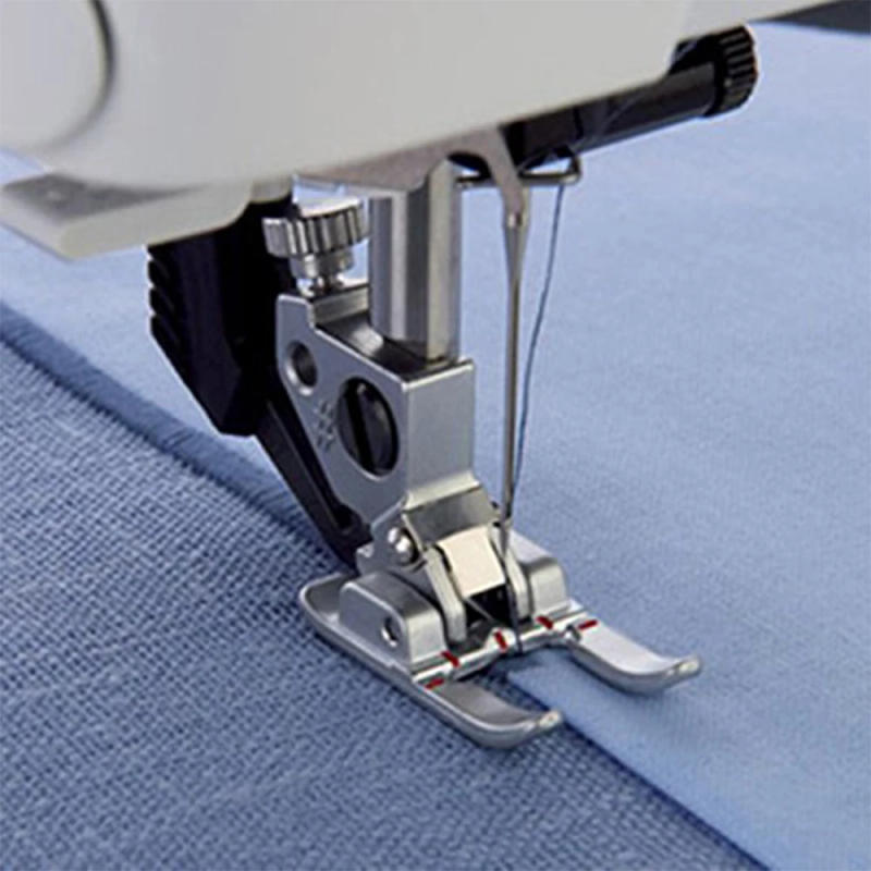 Description Picture 3 of item1 PCS 9mm Open Toe Satin Stitch Metal Applique Foot With IDT #93-036933-91 For Pfaff Household Sewing Machine Accessories