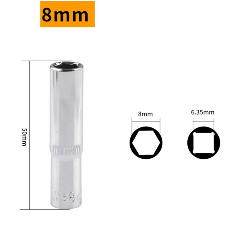 Description Picture 3 of itemDrive Deep Socket Set Hand Tools Long Socket Hex Repair Tool For Impact Drivers And Socket Wrenches Sockets