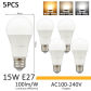 5pcs 15W E27