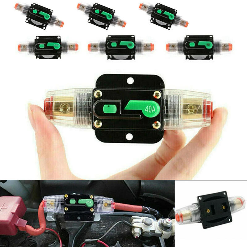 Description Picture 2 of itemMountable on Panels or Firewalls for Convenience 12V 48V DC Car Boat Auto Waterproof Circuit Breaker Fuse Reset