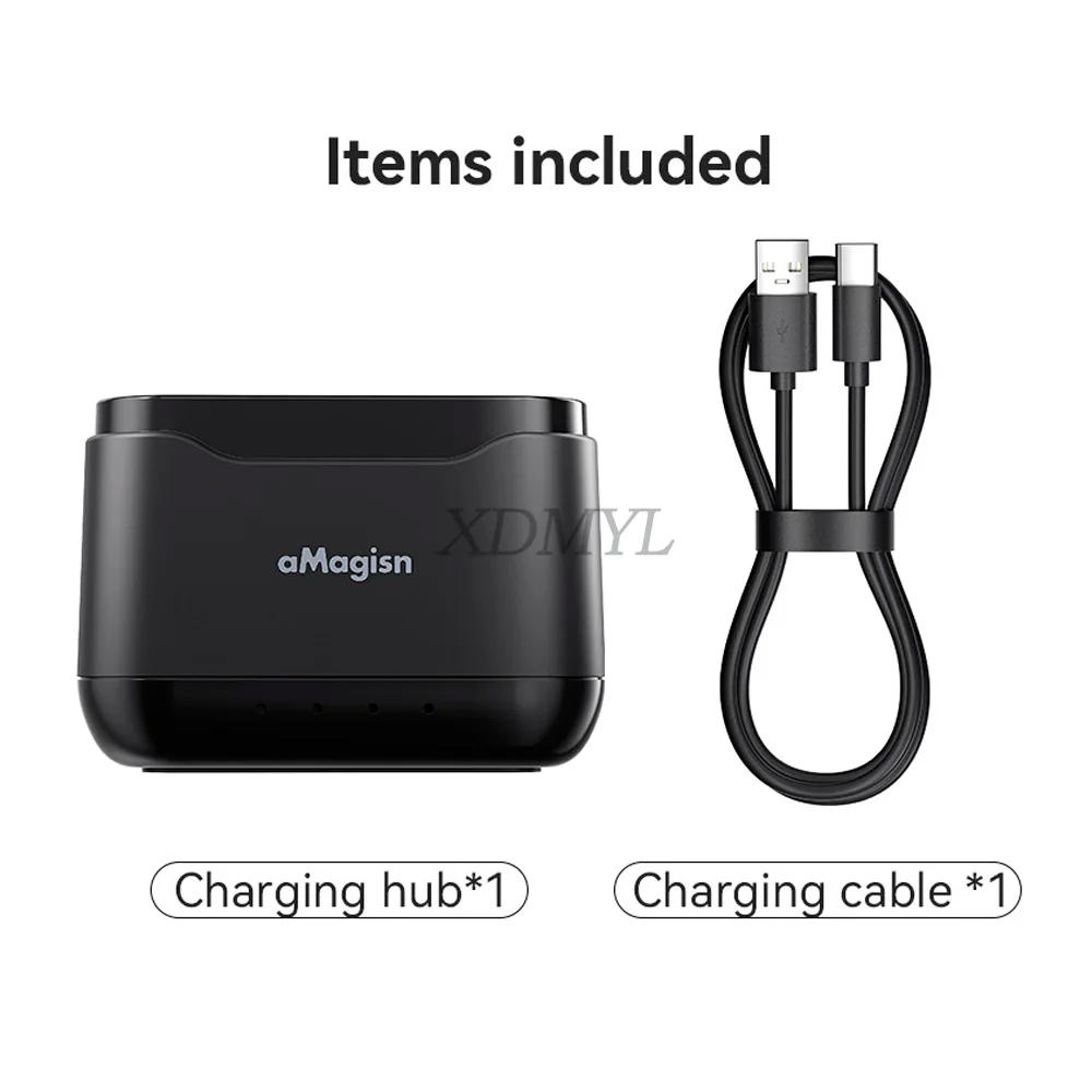 Description Picture 2 of itemBattery Charging Hub For DJI Action 5 Pro Fast Charging Station LED Charger Stand With Cable For Action 5 Pro Camera Accessories