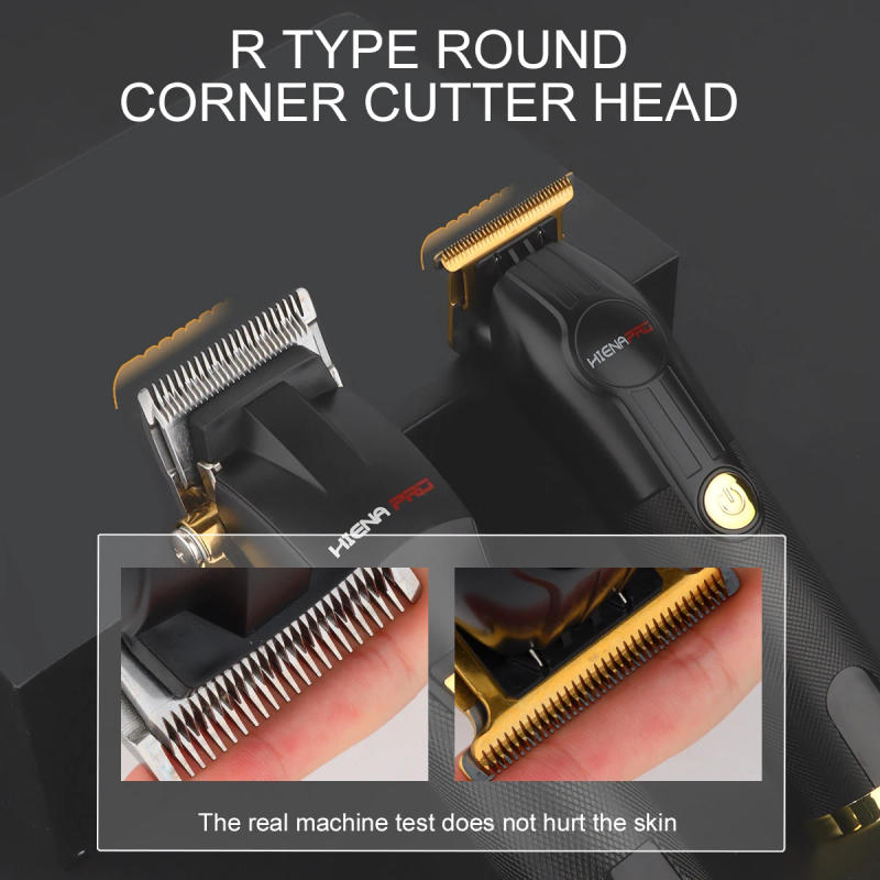 Description Picture 6 of itemProfessional Hair Clipper Set for Men, Rechargeable Hair Trimmer with LCD Digital Display, Electric Clipper, Black and Gold