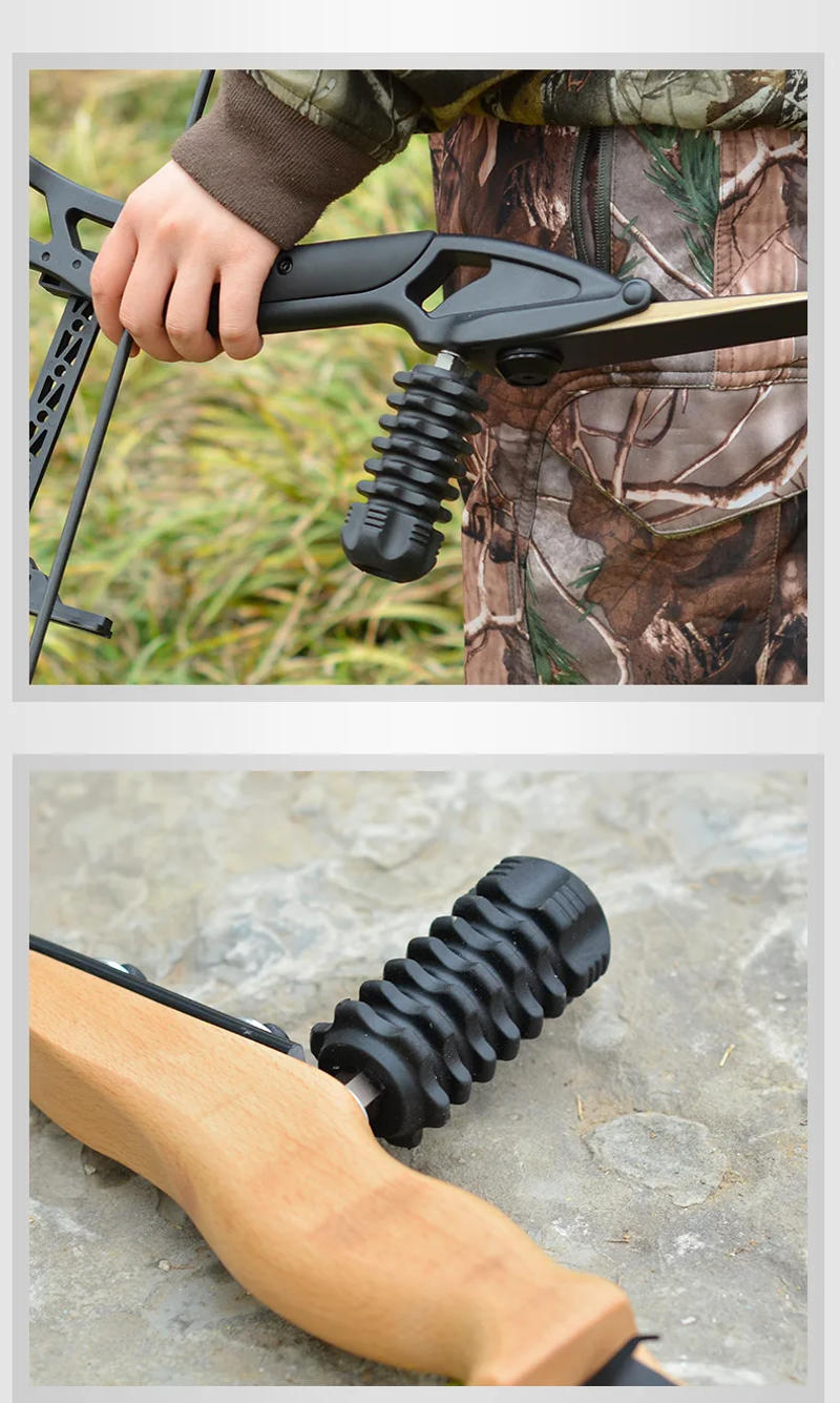 Description Picture 6 of item2 Color Archery Bow Rubber Stabilizer General Accessories For Recurve Bow Pulley Bow Compound Bow Archery Shooting Hunting