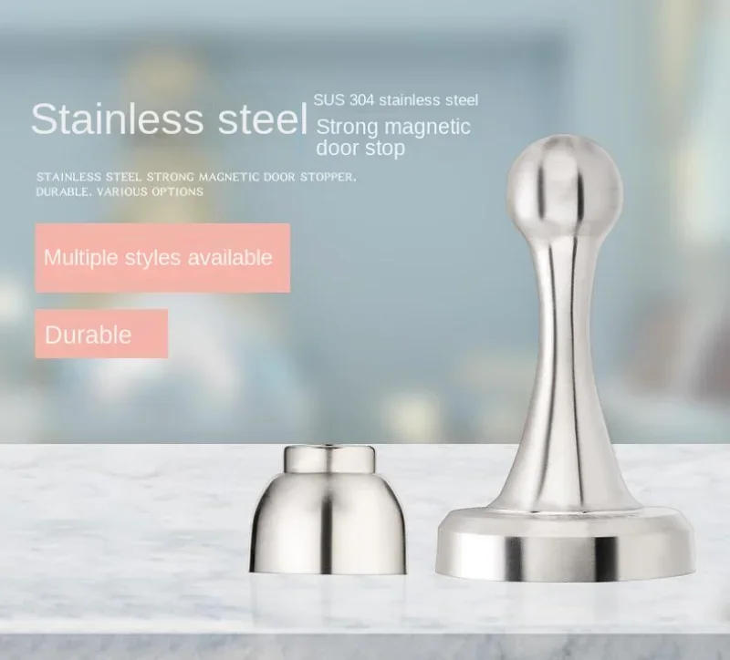 Description Picture 2 of itemDrawing Stainless Steel Manual Operation Standard Type Gate Suction Quality  Touch Door Door Collision Door Stopper