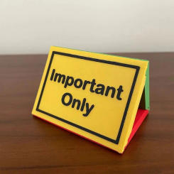 Teacher Desk Do Not Disturb Sign 3-Sided Indicator Signs Conference Room Sign Desk Accessories for Business Work Home Decor