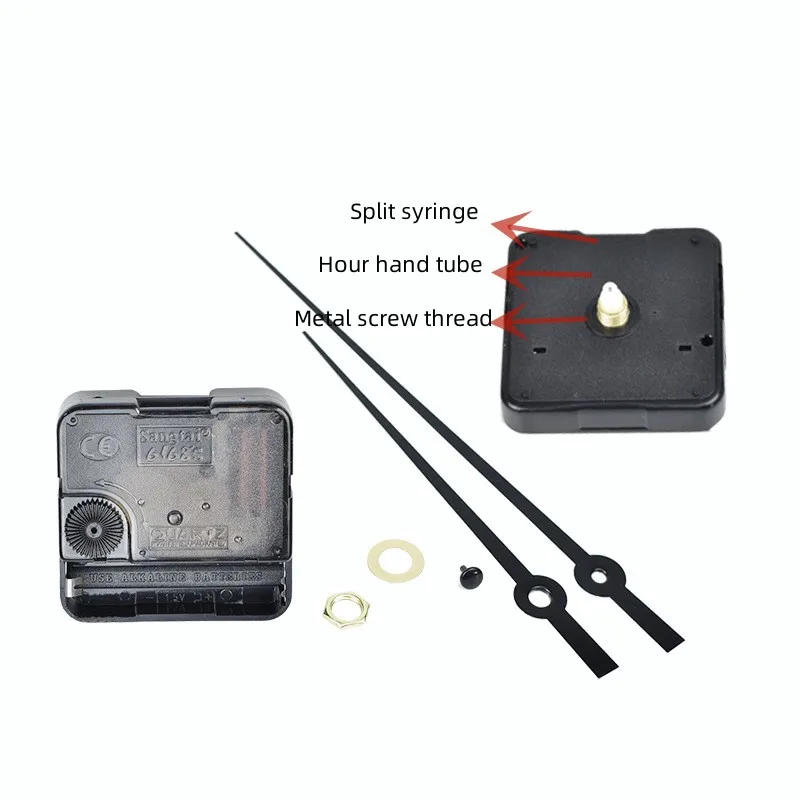 Description Picture 5 of itemVintage Metal Wall Clock Modern Design For Home Office Decor Hanging Watches Living Room Classic Brief European Wall Clock