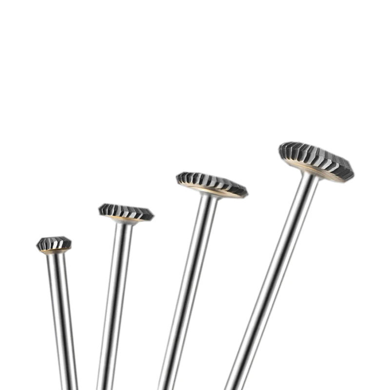 Description Picture 6 of itemY Type Carbide Rotary File Tungsten Steel Grinding Head Slotting Milling Cutter 3mm Shank Single Groove Engraving Tools Y0602M03