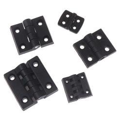 Plastic Door Hinge Wear-resistant Black Small Hinges Cabinet Door Hinge High Quality Furniture Accessories Home Hardware