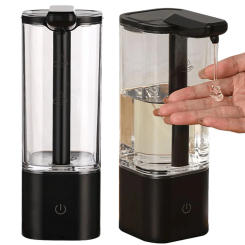 550ml Automatic Sensor Hand Sanitizer Machine Rechargeable Dish Soap Dispenser Electric Sanitizer Dispenser for Kitchen Bathroom