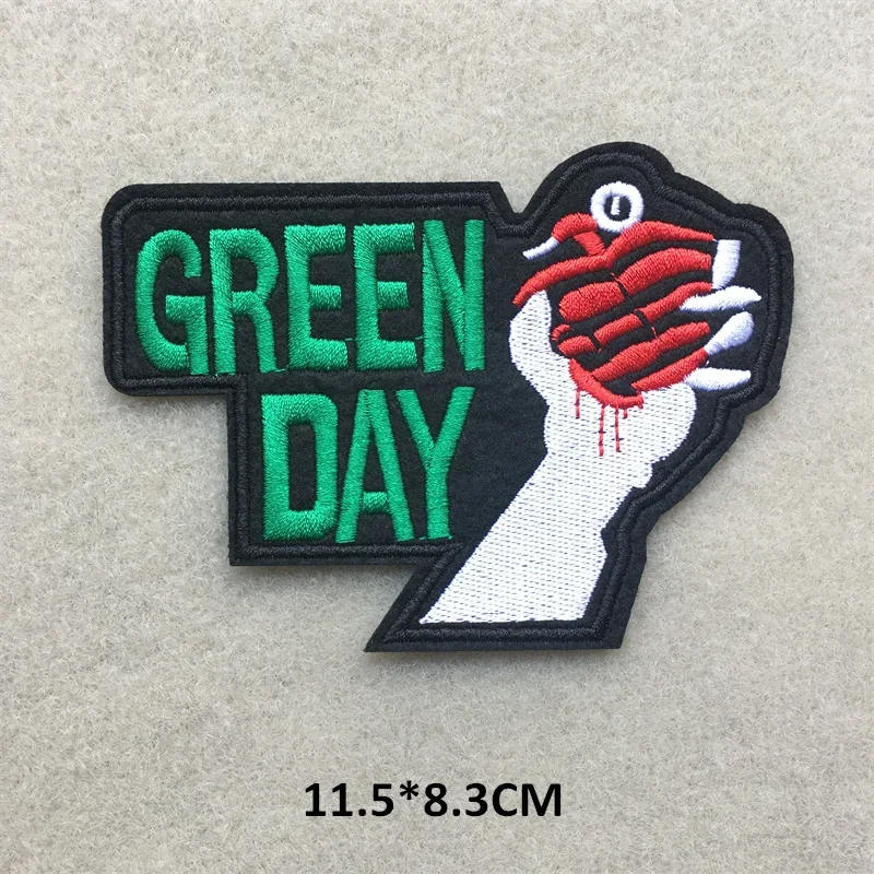 Description Picture 4 of itemRock Band Music Patches Clothes Embroidery Patches Badges Applique Stripes Jacket Jeans DIY Iron on for Clothing Stickers