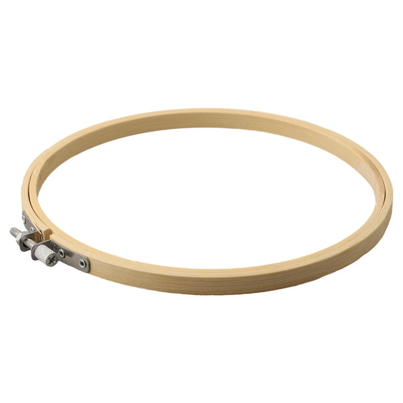 Description Picture 6 of item1pc Embroidery Hoops Tool 8-26cm Embroidery Wooden Frame Circle Embroidery Shed Hoop Ring For DIY Cross Stitch Needle Craft Tool