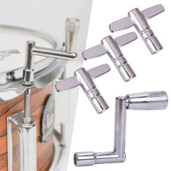 4Pcs Drum Keys Set T Style Z Style Universal Drum Tuning Parts Standard Square Wrench 5.5mm Continuous Motion Speed Drum Key