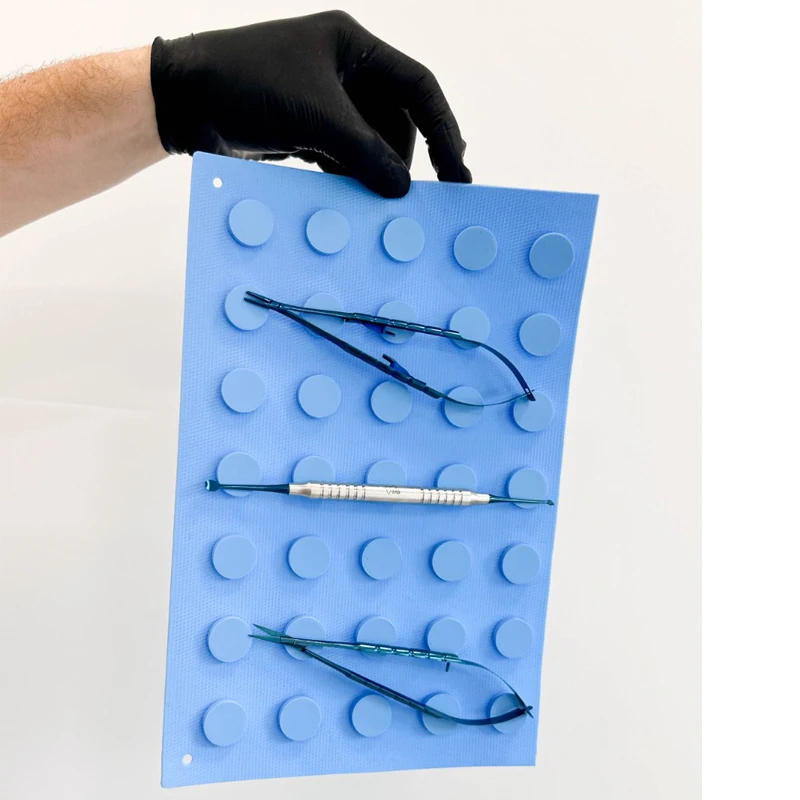 Description Picture 3 of itemReusables Surgerys Instruments Pad Dentals Magnetics Instruments Mat for Surgerys/Surgicals Tweezers Scissors Pads /MSIP